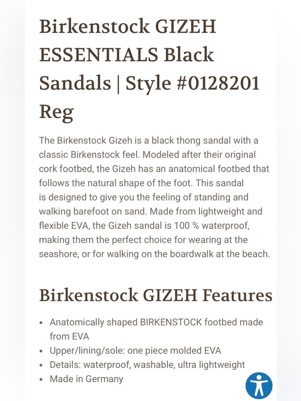 Birkenstock Sandals Gizeh Eva Rubber Thongs - Picture 6 of 6